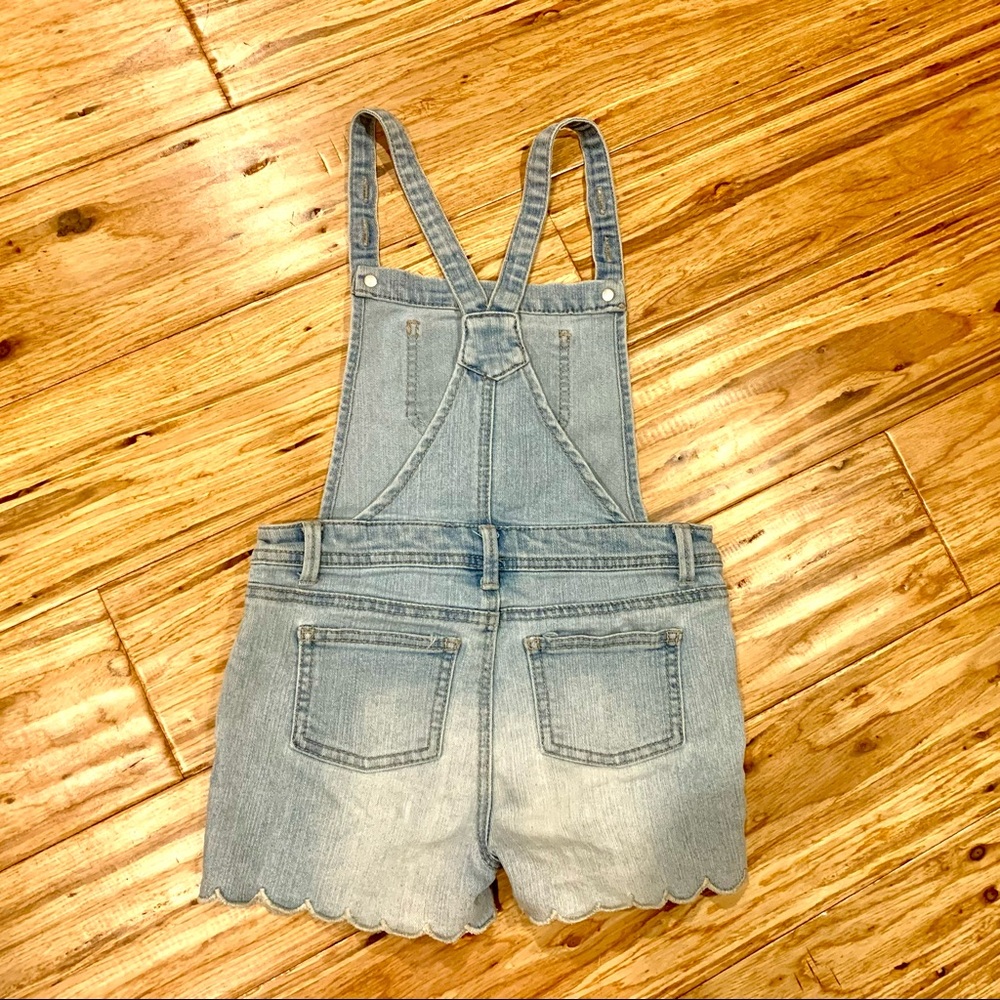 *Bundle Sale* Cat & Jack overall shorts light wash 5 - Picture 6 of 7
